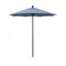 California Umbrella 7.5' Black Aluminum Market Patio Umbrella, Sunbrella Air Blue 194061334348 - alternate 1